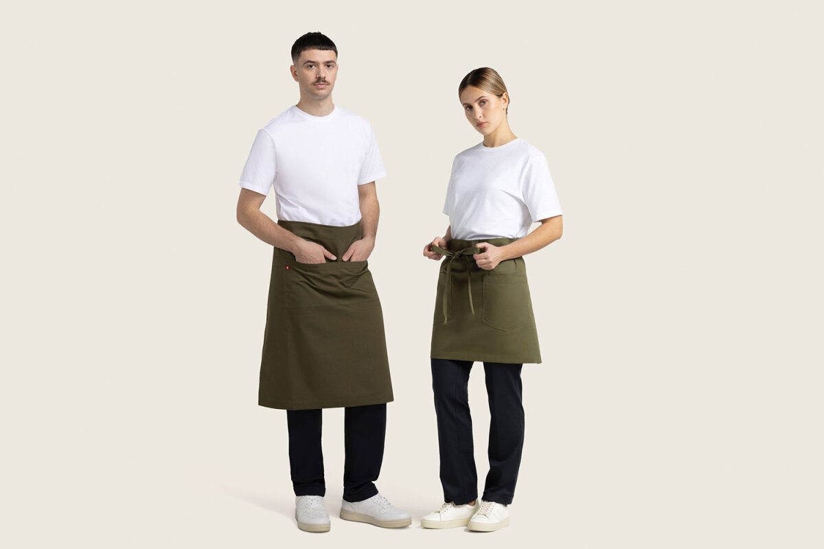 Whether it\'s a long bib apron, a medium-length...