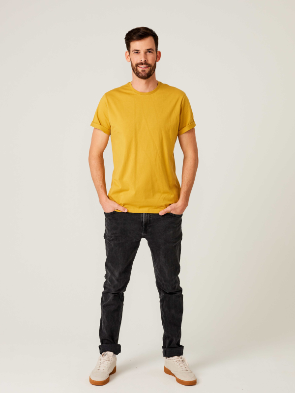 T-Shirt unisex PORTO 2.0 M mustard