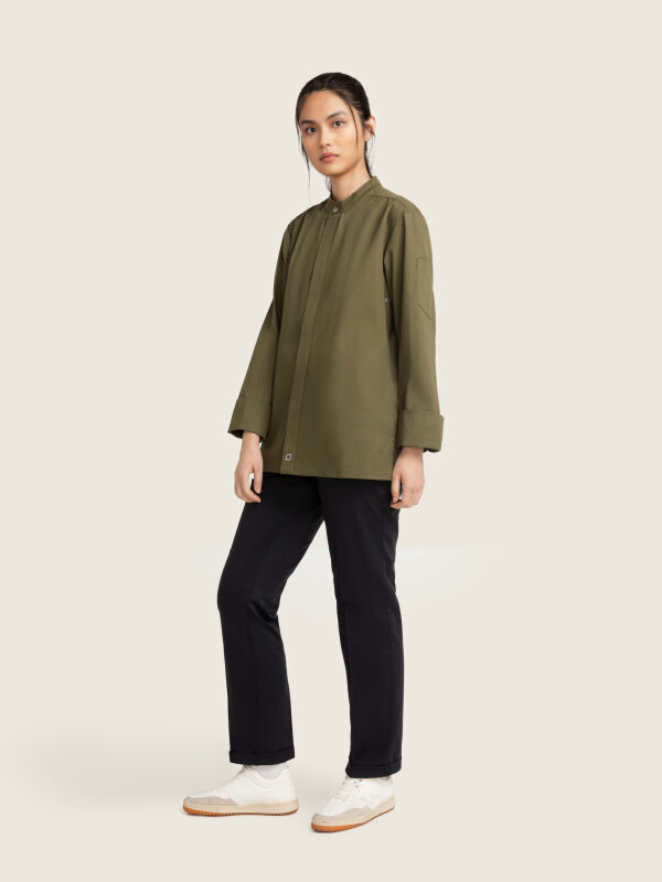 Chefs jacket long sleeve, RAY 2.0 olive M