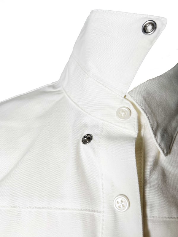 Cooking shirt long sleeve women, LIRA white M
