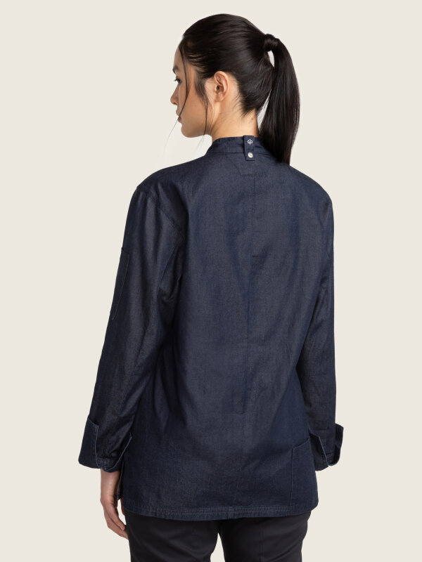 Denim chef jacket long sleeve ROMA