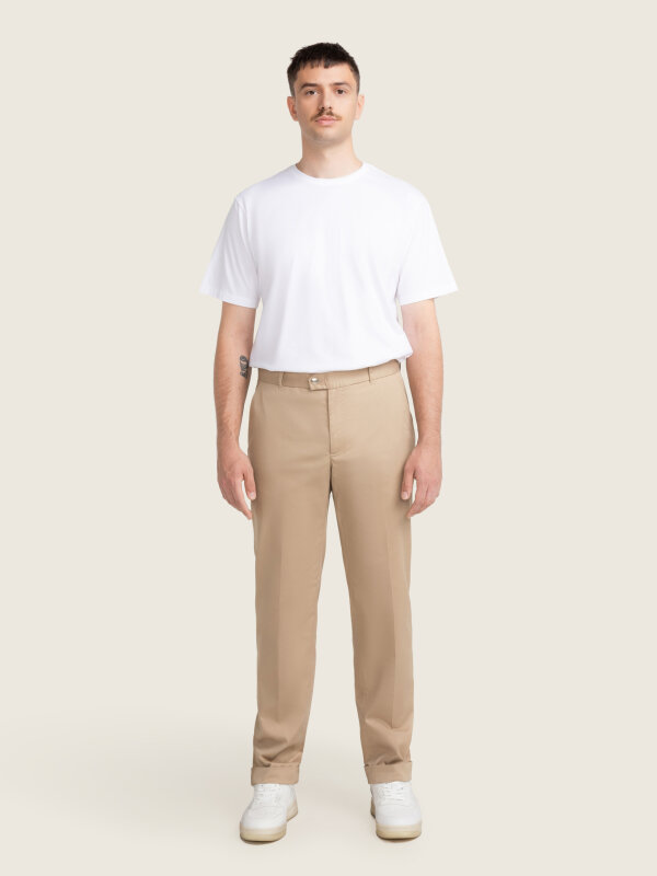 chino men, TURIN cappucino M Regular