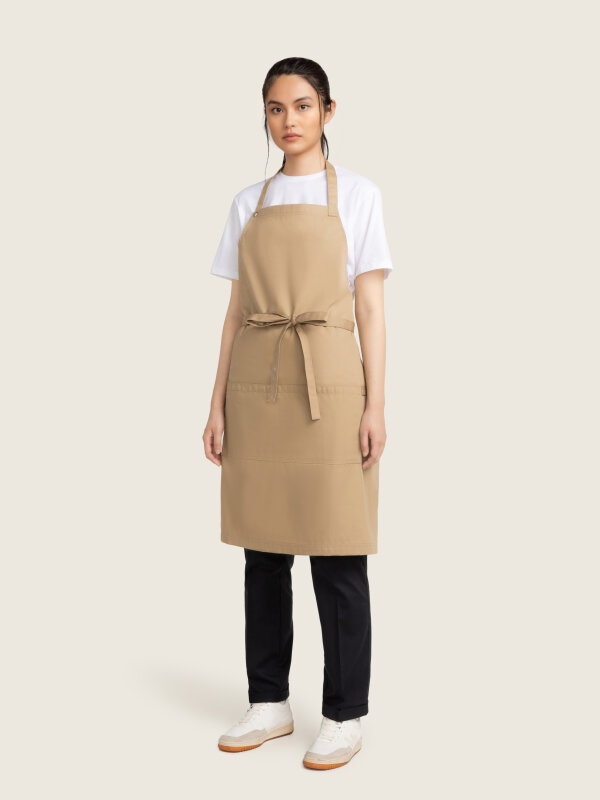 long bib apron, PIKE ginger