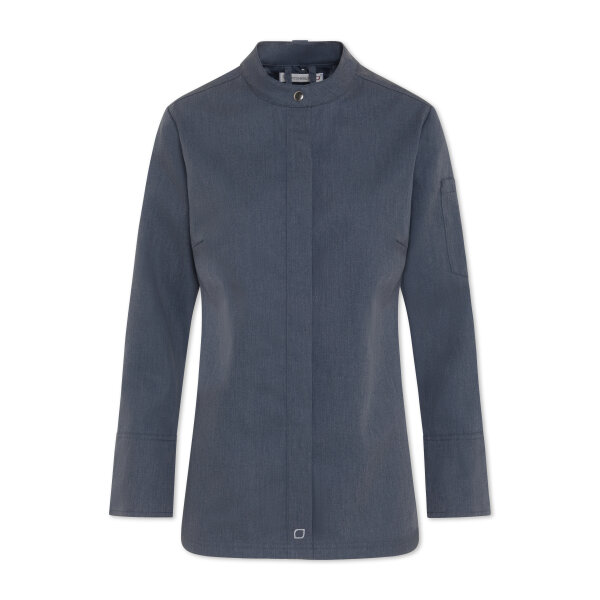 Kochjacke langarm Damen ROHU denim look M