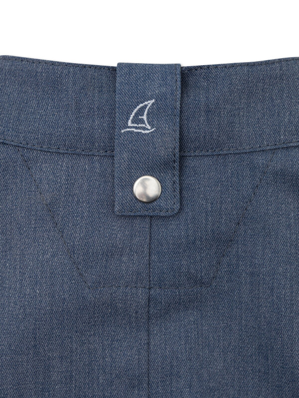 Kochjacke langarm Damen ROHU denim look L