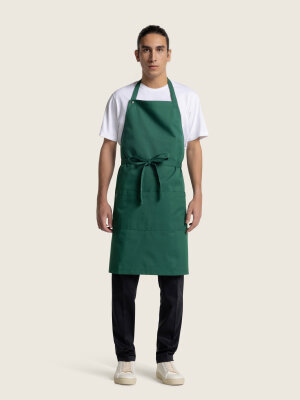 long bib apron, PIKE sea green