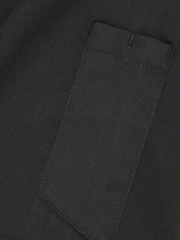 Kochjacke kurzarm OYSTER, anthracite L