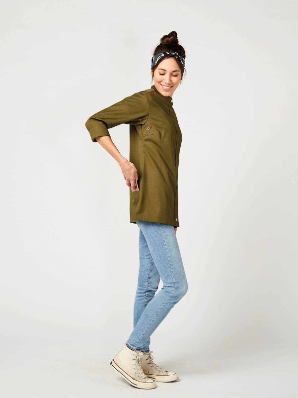 CO long sleeve chefs jacket women, ROHU