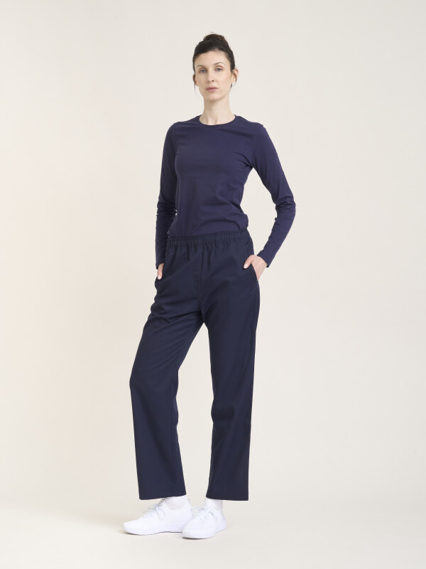 Pull-on Trousers Unisex SENDAI, midnight blue M