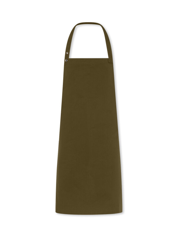 Long bib apron OSCAR, olive