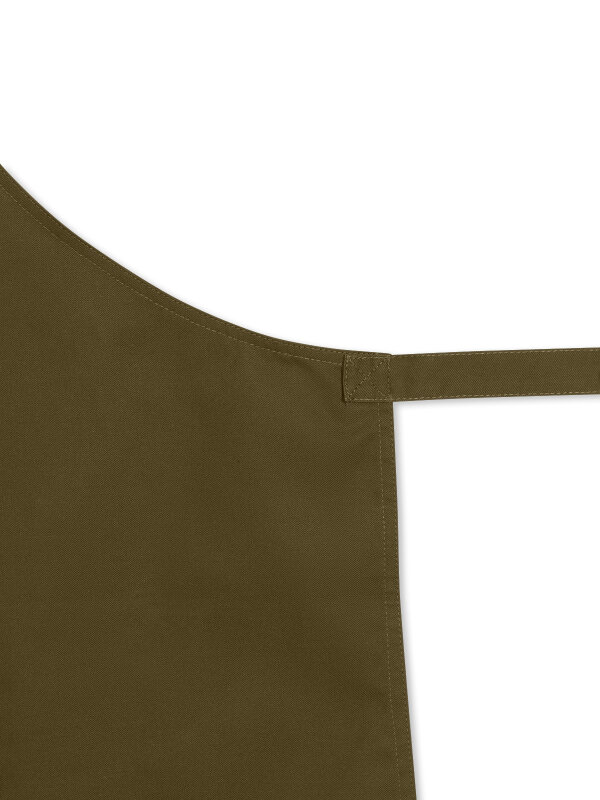 Long bib apron OSCAR, olive