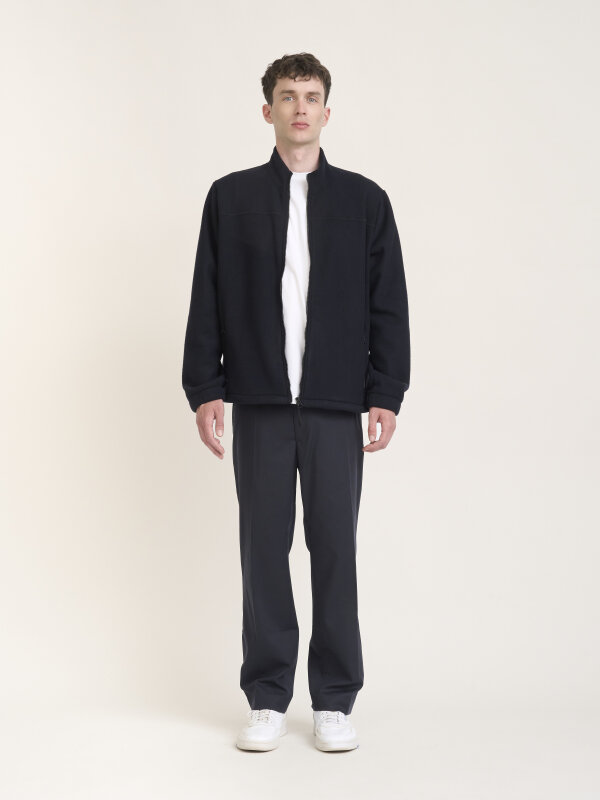 Fleece Jacket GLASGOW, black M