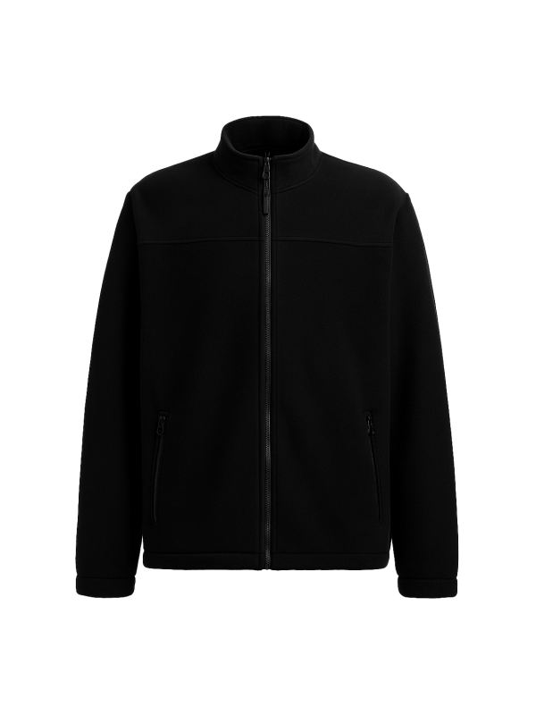Fleece Jacket GLASGOW, black M