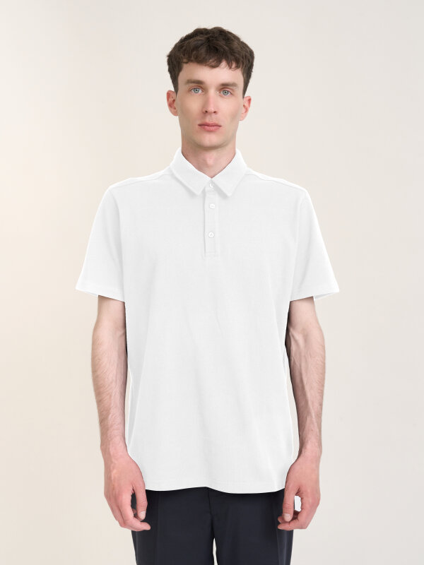 Polo Shirt Men LISBOA, white M