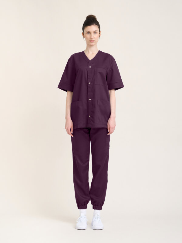 Kasack Unisex VANCOUVER, aubergine M