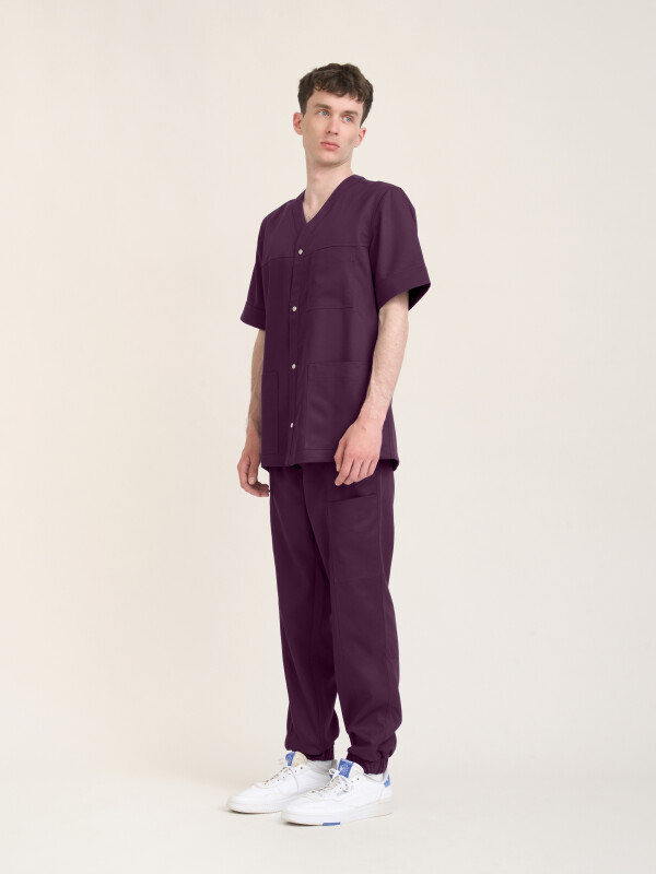 Kasack Unisex VANCOUVER, aubergine M