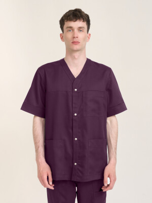 Kasack Unisex VANCOUVER, aubergine M