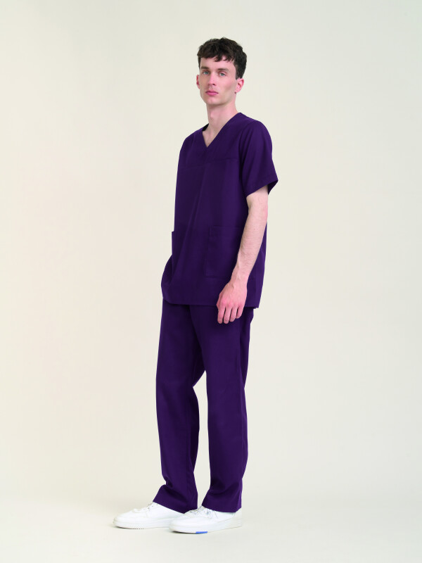 Kasack unisex MONTREAL, aubergine M