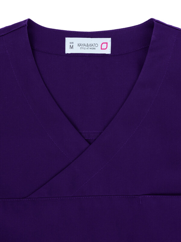 Kasack unisex MONTREAL, aubergine M