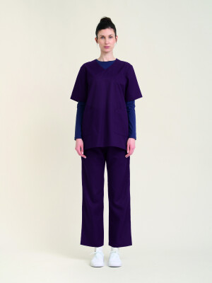Kasack unisex MONTREAL, aubergine M