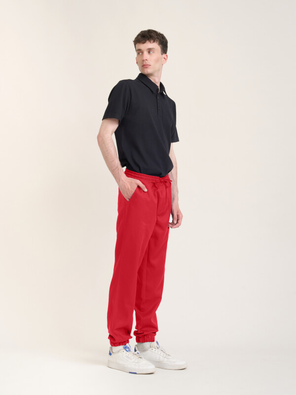 Pull-on Trousers Men SAKAI, chili M