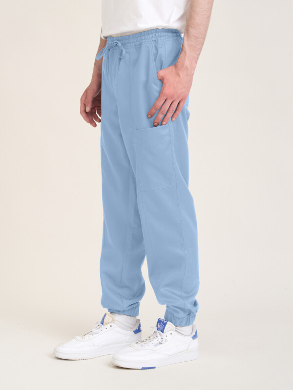 Pull-on Trousers Men SAKAI, sky M