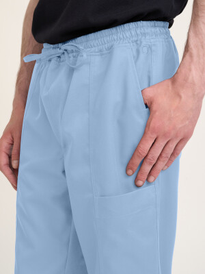 Pull-on Trousers Men SAKAI, sky M