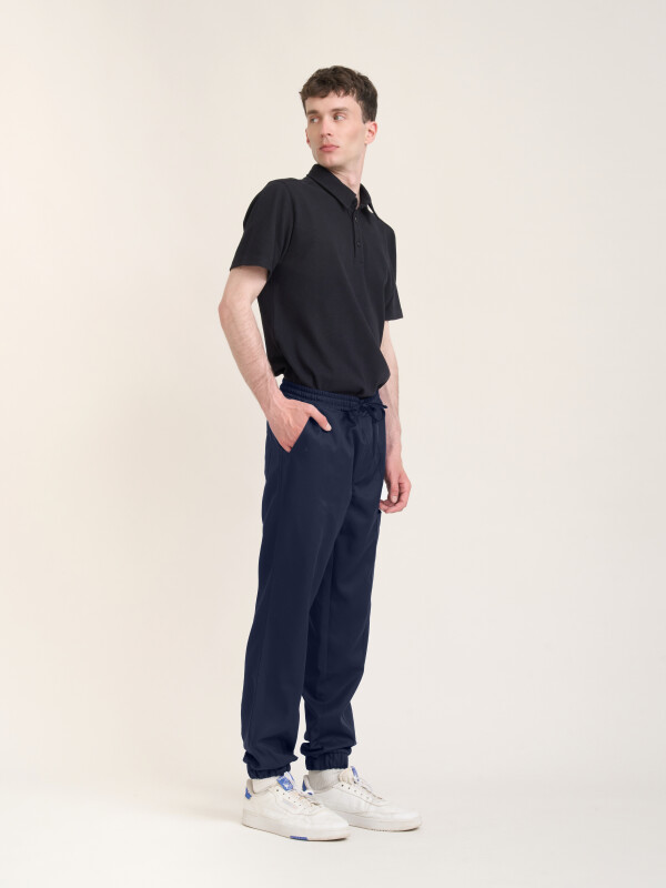Pull-on Trousers Men SAKAI, midnight blue M