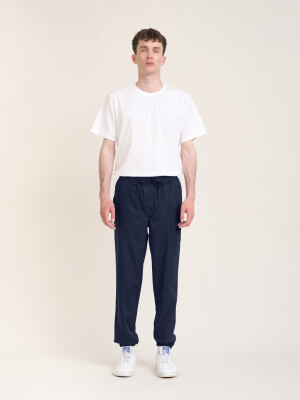 Pull-on Trousers Men SAKAI, midnight blue M