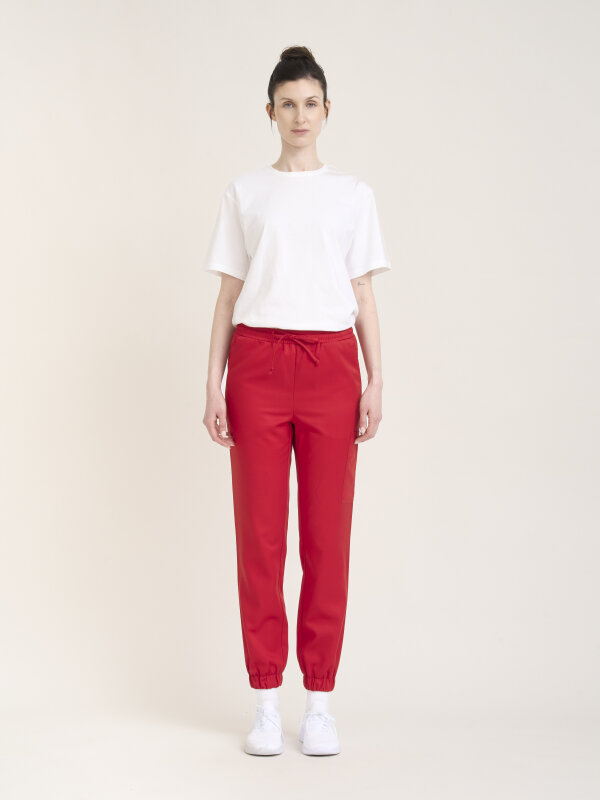 Pull-on Trousers Women SAKURA, chili M