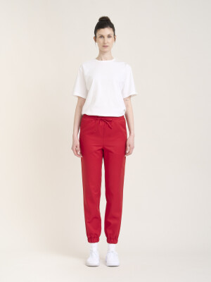 Pull-on Trousers Women SAKURA, chili M