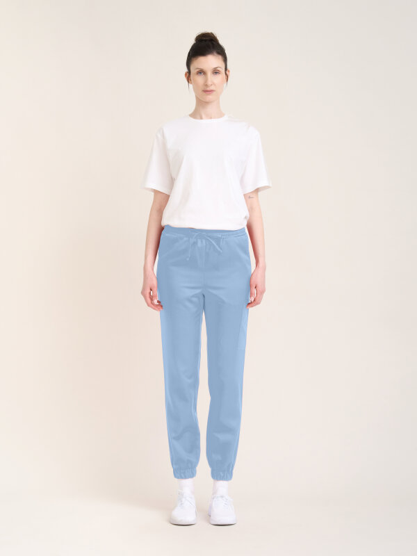 Pull-on Trousers Women SAKURA, sky M