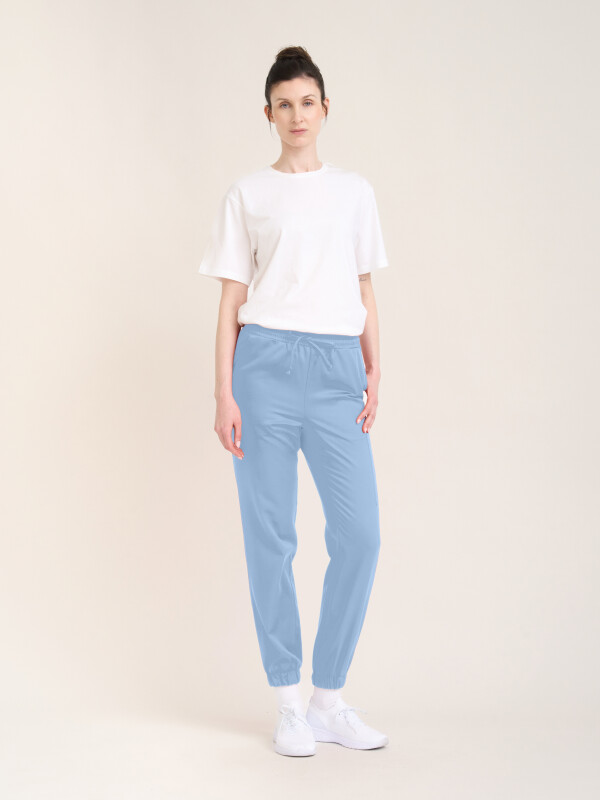 Pull-on Trousers Women SAKURA, sky M