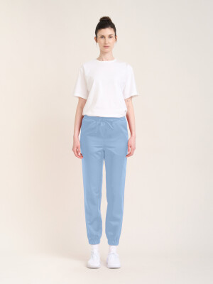 Pull-on Trousers Women SAKURA, sky M