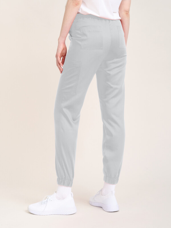 Pull-on Trousers Women SAKURA, chalk M