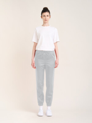 Pull-on Trousers Women SAKURA, chalk M