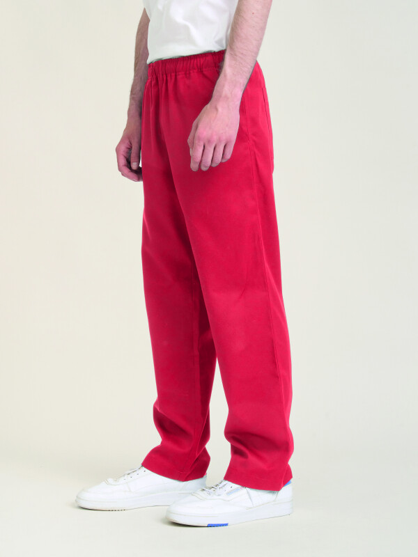 Pull-on Trousers Unisex SENDAI, chili M