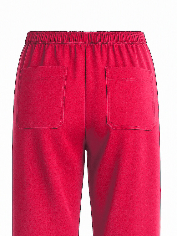 Pull-on Trousers Unisex SENDAI, chili M