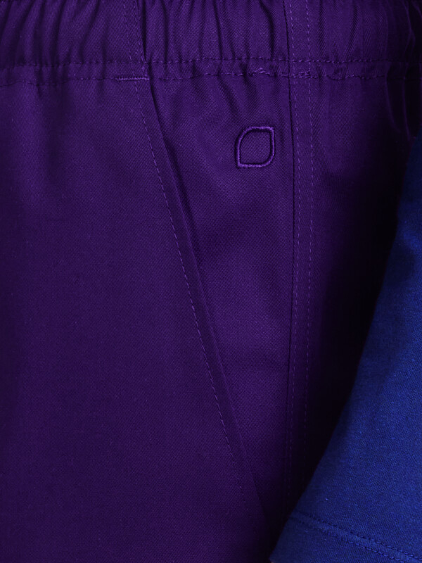 Pull-on Trousers Unisex SENDAI, aubergine M