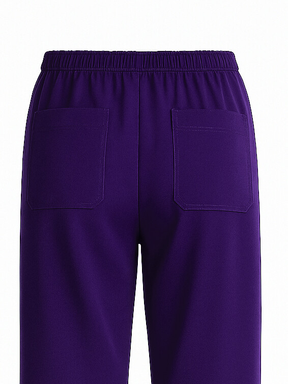 Pull-on Trousers Unisex SENDAI, aubergine M