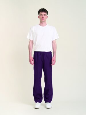 Pull-on Trousers Unisex SENDAI, aubergine M