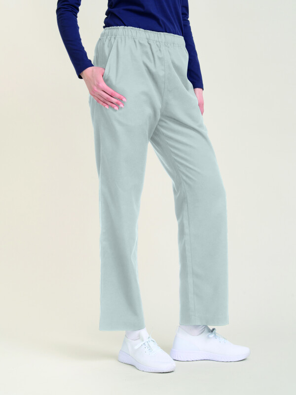 Pull-on Trousers Unisex SENDAI, chalk M