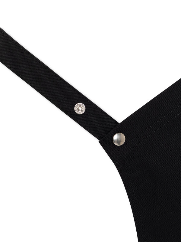 long bib apron, PIKE, black