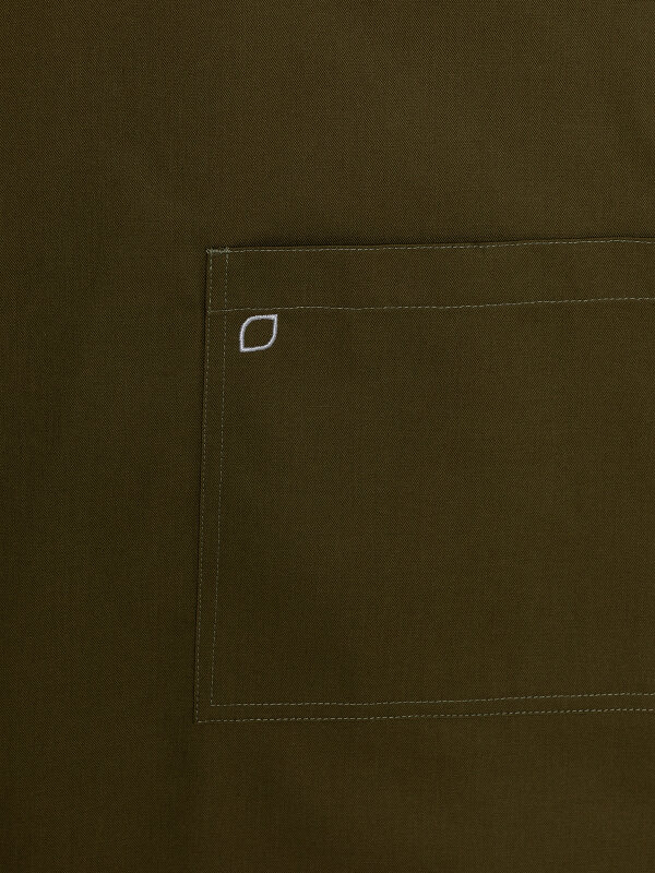 long bib apron, PIKE, olive