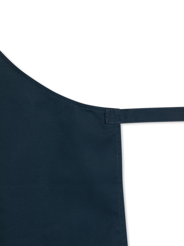 long bib apron, OSCAR, poppy