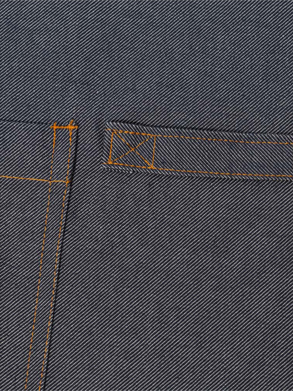 denim bar apron, DENVER, grey