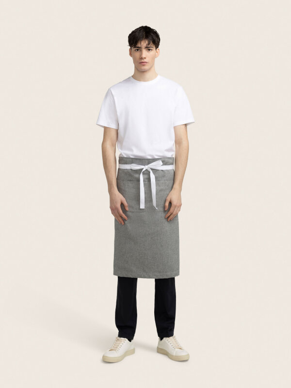bar apron, SALZ&amp;PFEFFER, grey melange
