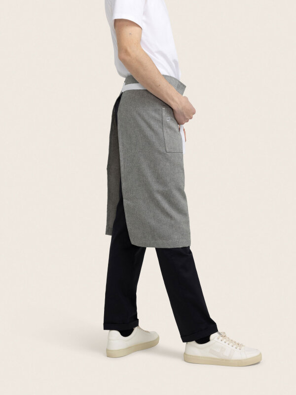 bar apron, SALZ&amp;PFEFFER, grey melange