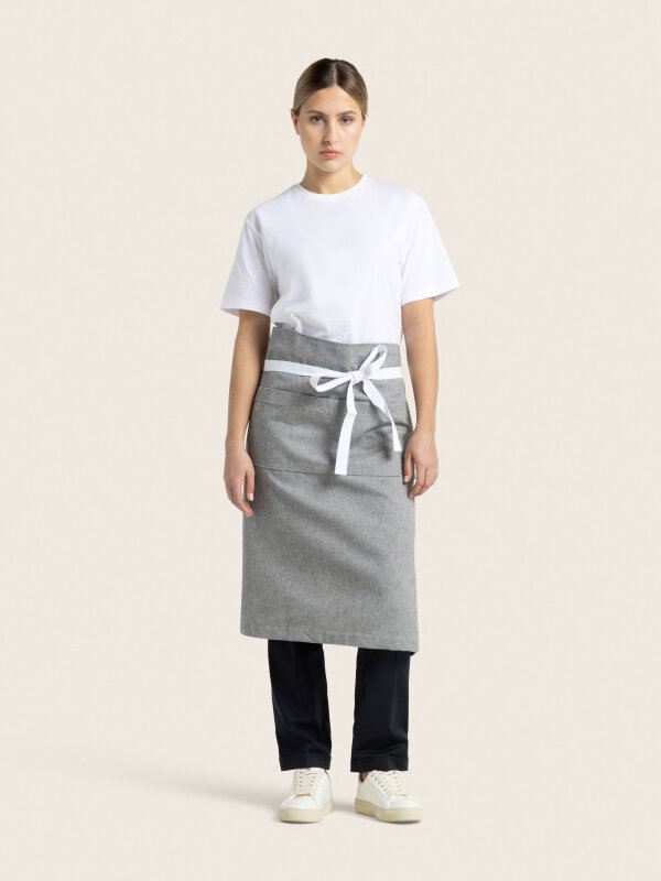bar apron, SALZ&amp;PFEFFER, grey melange