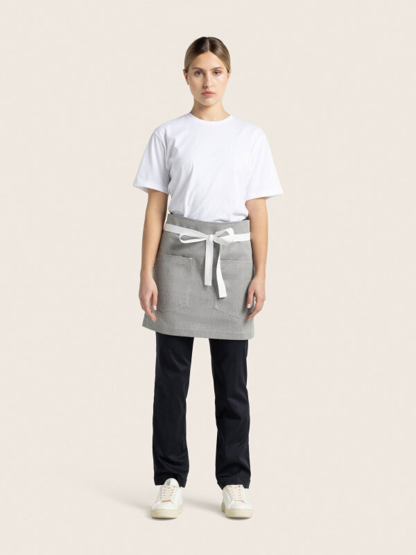 service apron, SALT&amp;PEPPER grey melange